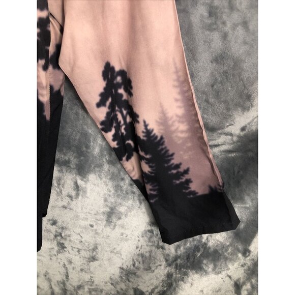 Noracora Womens Long Sleeve Button-Up Shirt With Forest Print - Picture 12 of 12